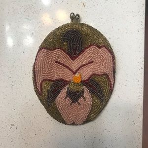 1930/40s Harry Rosenfeld Glass Beaded Coin Purse